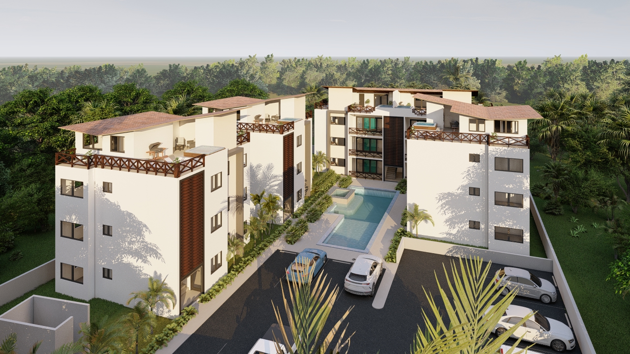 Apartamentos de 2 y 3 hab en Playa Bonita